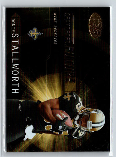 2002 Leaf Certified #CF11 Donte Stallworth Future V28