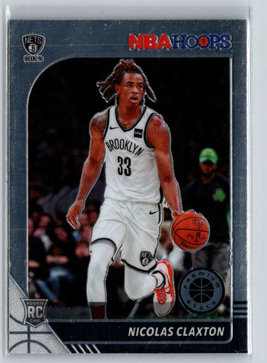 2019-20 Hoops Premium Stock #241 Nicolas Claxton V28
