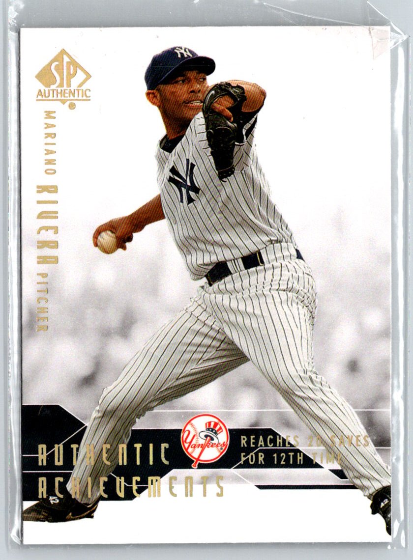 2008 SP Authentic #AA-30 Mariano Rivera Authentic Achievements V29