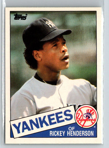 1985 Topps Traded #49T Rickey Henderson V30