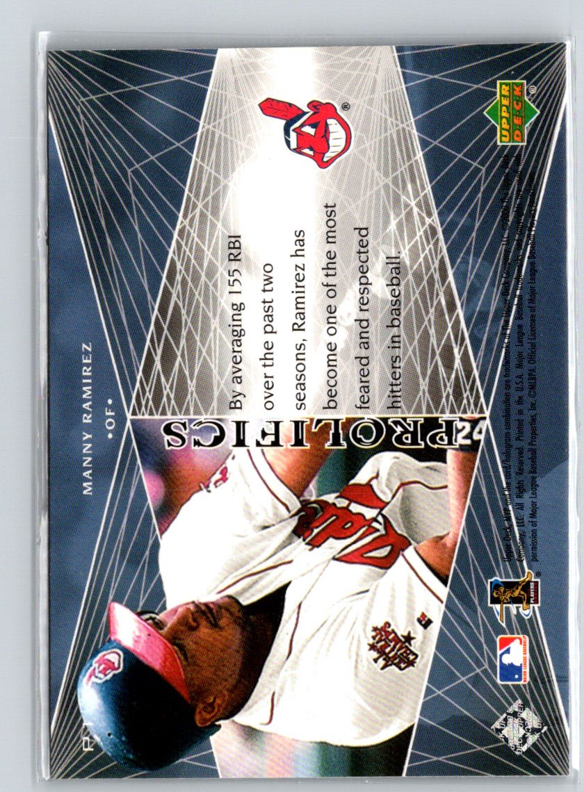 2000 Upper Deck MVP #P1 Manny Ramirez Prolifics V30