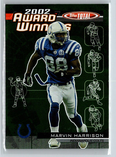 2003 Topps Total #AW13 Marvin Harrison Award Winners V30
