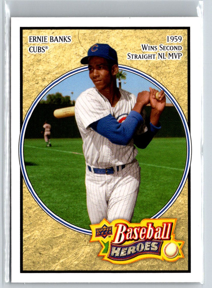 2008 Upper Deck Baseball Heroes #41 Ernie Banks V30