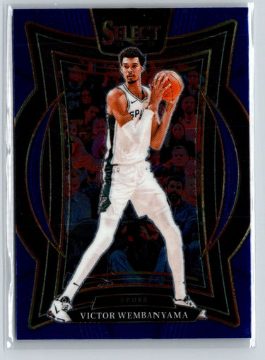 2024-25 Panini Select #9 Victor Wembanyama Blue (Retail) V31