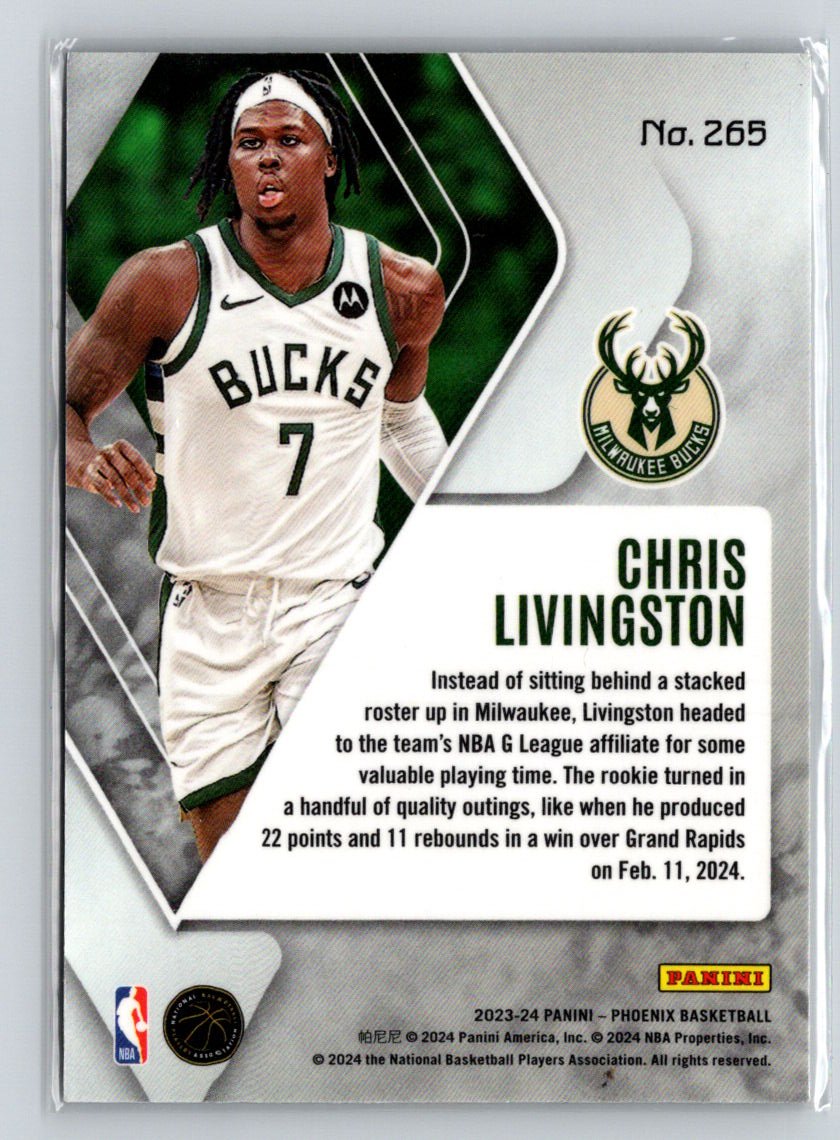 2023-24 Panini Phoenix #265 Chris Livingston V31