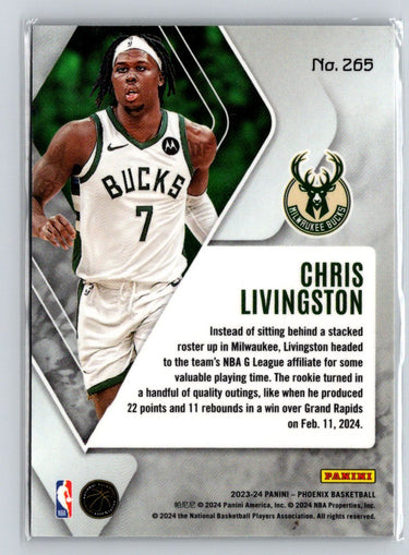 2023-24 Panini Phoenix #265 Chris Livingston V31