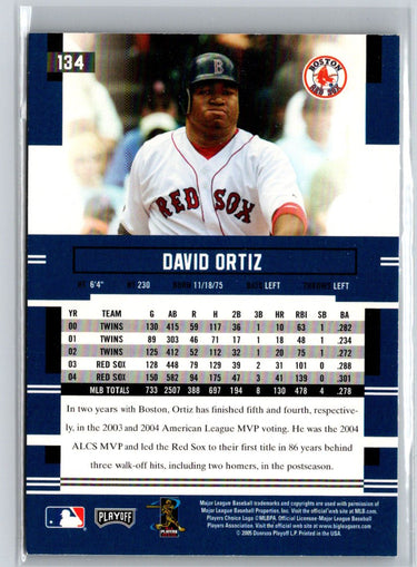 2005 Playoff Prestige #134 David Ortiz V31