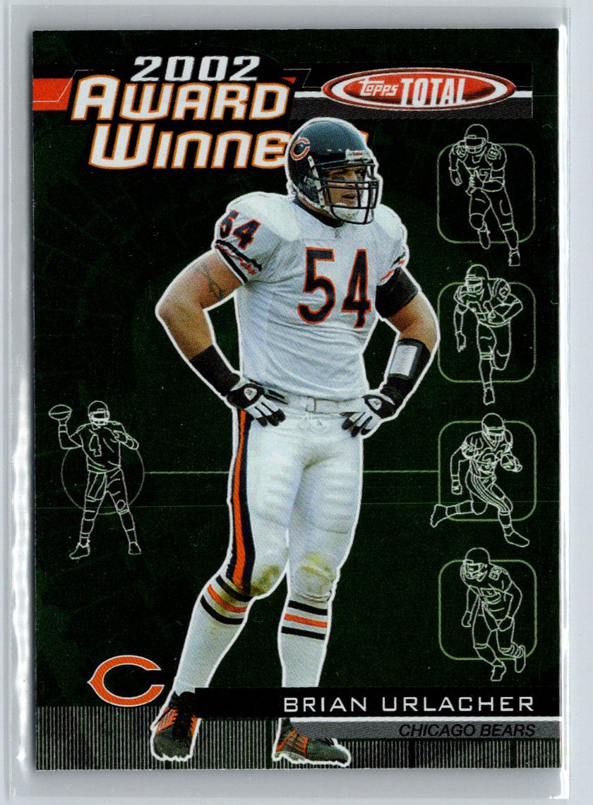2003 Topps Total #AW18 Brian Urlacher Award Winners V32
