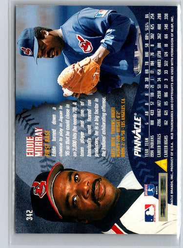 1995 Pinnacle #342 Eddie Murray V32