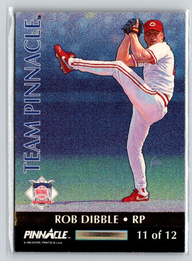1992 Pinnacle #11 Dennis Eckersley / Rob Dibble Team Pinnacle V33