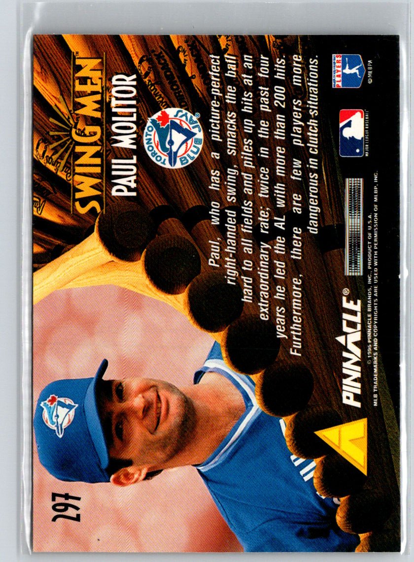 1995 Pinnacle #297 Paul Molitor V33