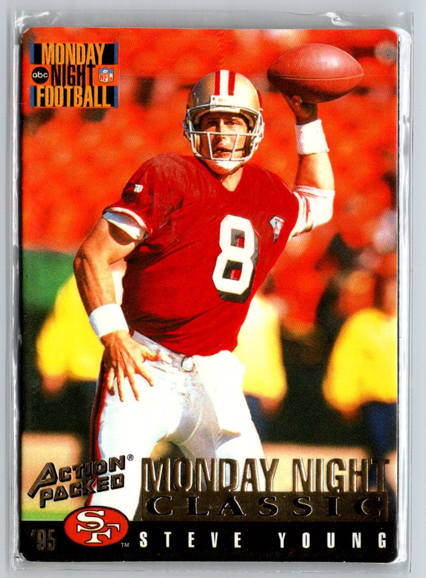 1995 Action Packed Monday Night Football #100 Steve Young V33