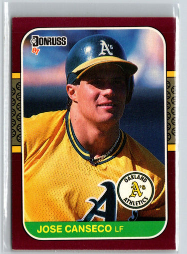 1987 Donruss Opening Day #24 Jose Canseco V33