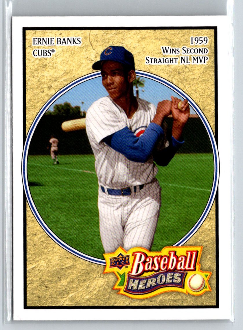 2008 Upper Deck Baseball Heroes #41 Ernie Banks V34