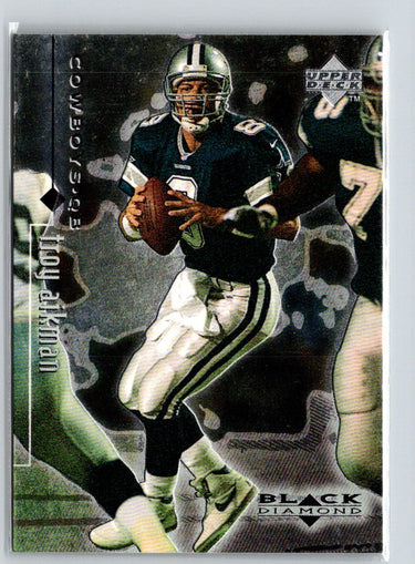 1998 Upper Deck Black Diamond Rookie Edition #22 Troy Aikman V35