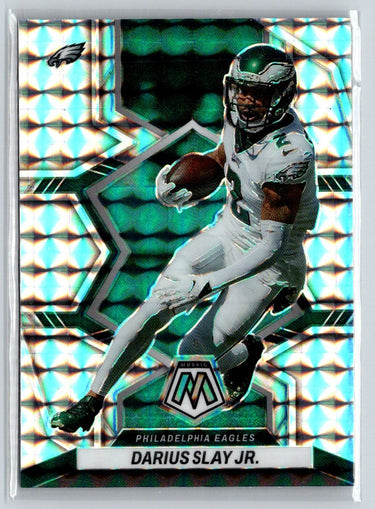 2022 Panini Mosaic #218 Darius Slay Jr. Mosaic Green V36