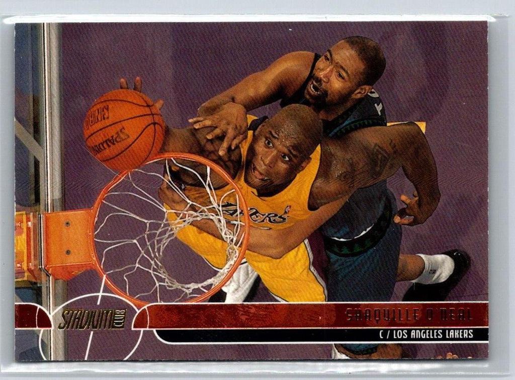 2001-02 Stadium Club #34 Shaquille O'Neal V36