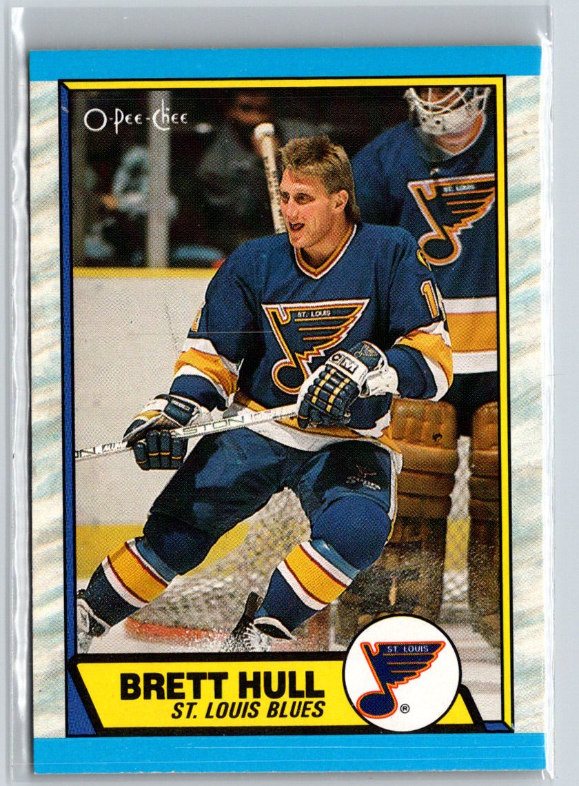 1989-90 O-Pee-Chee #186 Brett Hull V36
