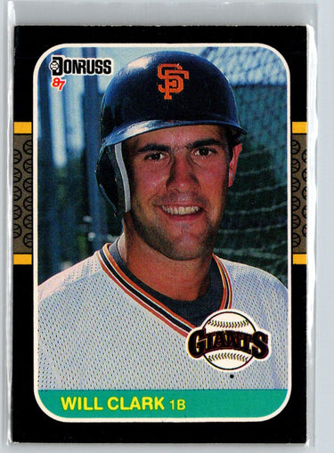 1987 Donruss #66 Will Clark V37