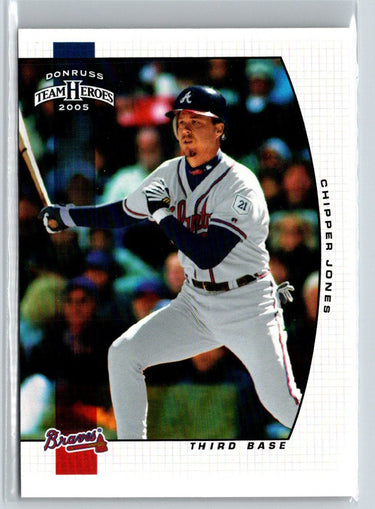2005 Donruss Team Heroes #32 Chipper Jones V37