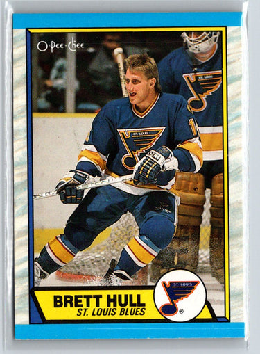 1989-90 O-Pee-Chee #186 Brett Hull V38