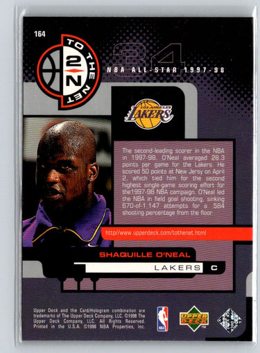 1998-99 Upper Deck #164 Shaquille O'Neal V38
