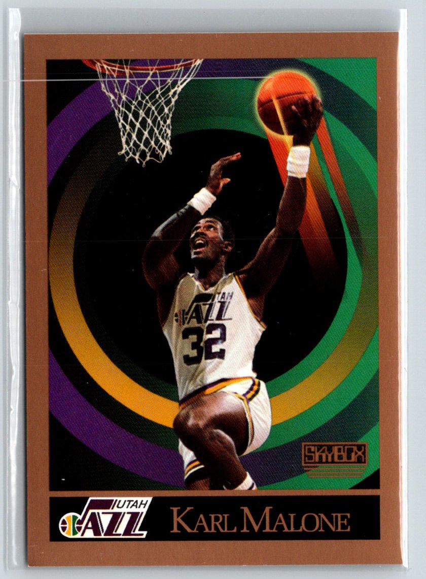 1990-91 SkyBox #282 Karl Malone V39