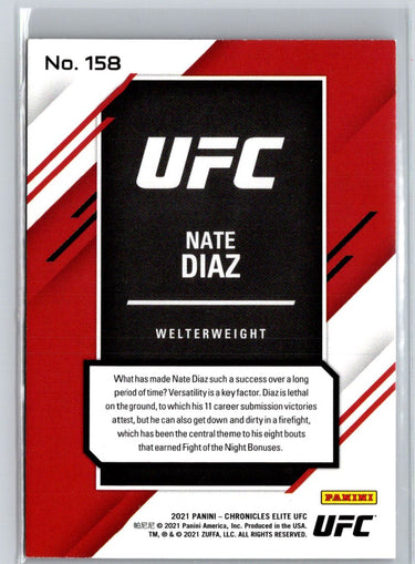 2021 Panini Chronicles UFC #158 Nate Diaz Pink V39