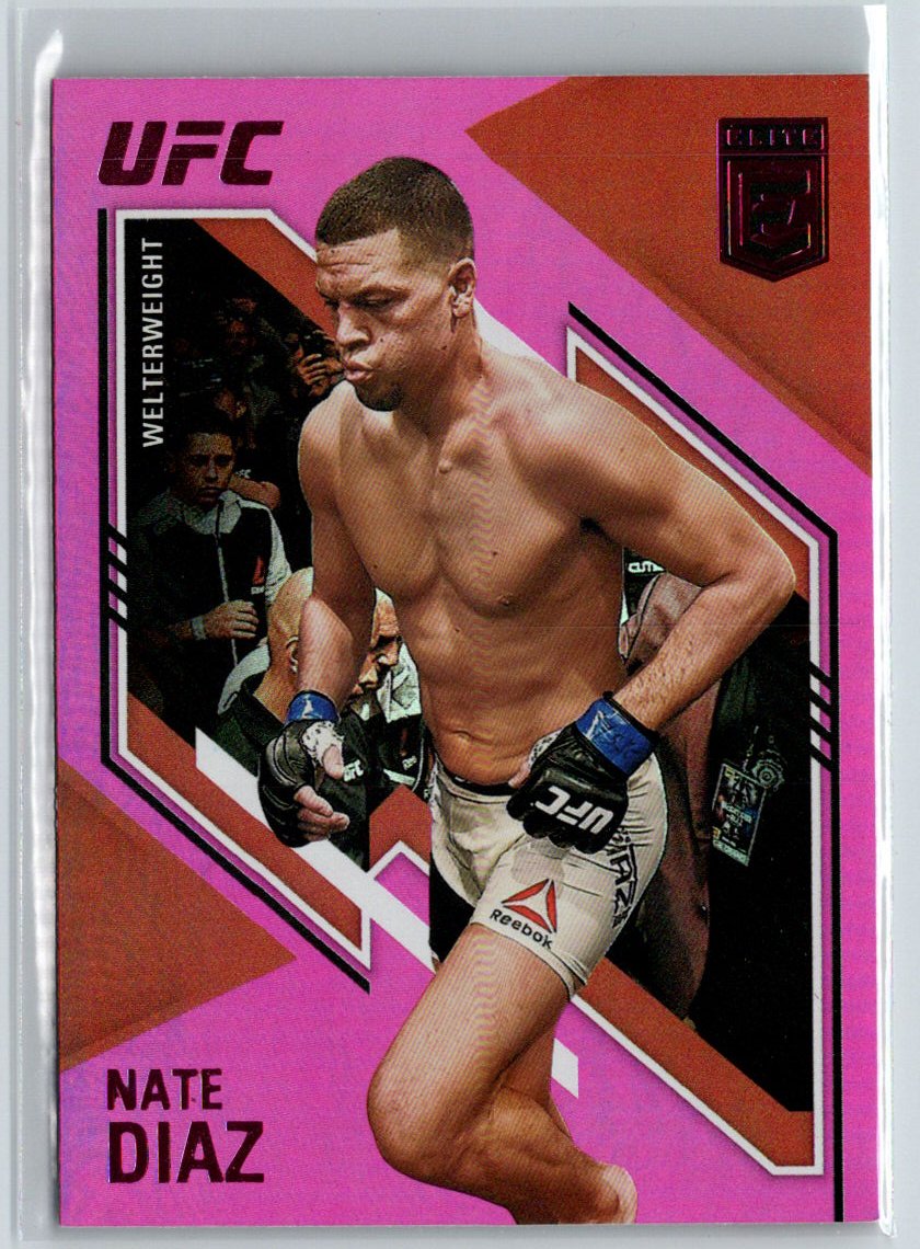 2021 Panini Chronicles UFC #158 Nate Diaz Pink V39