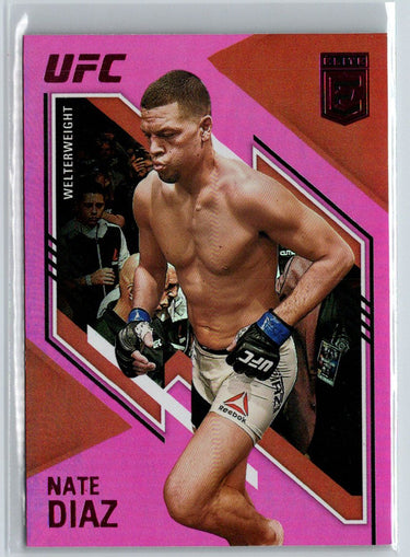 2021 Panini Chronicles UFC #158 Nate Diaz Pink V39
