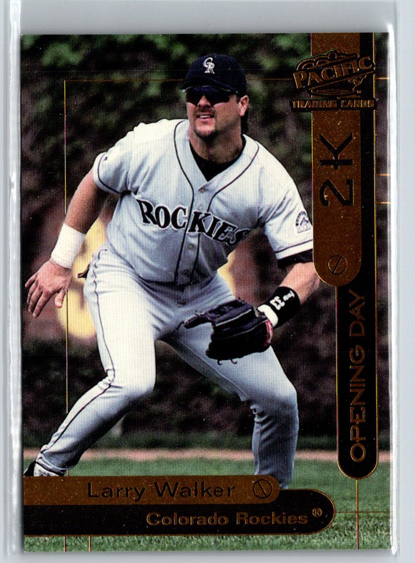 2000 Topps / Fleer / Upper Deck / Pacific Opening Day 2K #OD 28 Larry Walker V39