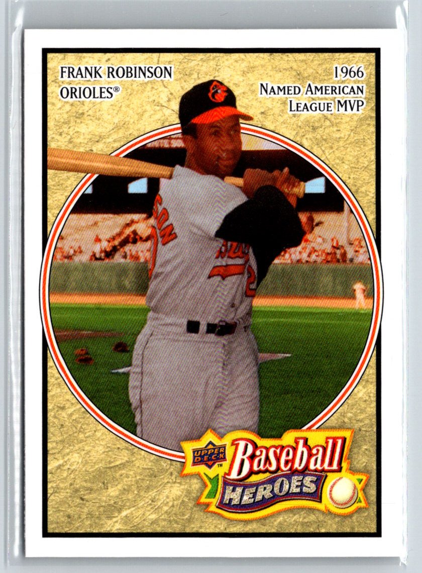 2008 Upper Deck Baseball Heroes #18 Frank Robinson V39