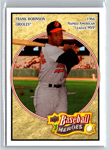 2008 Upper Deck Baseball Heroes #18 Frank Robinson V39