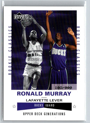 2002-03 Upper Deck Ronald Murray / Lafayette Lever RKCLAS, #/999 V40