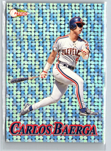 1994 Pacific #16 Carlos Baerga Silver Prisms V40