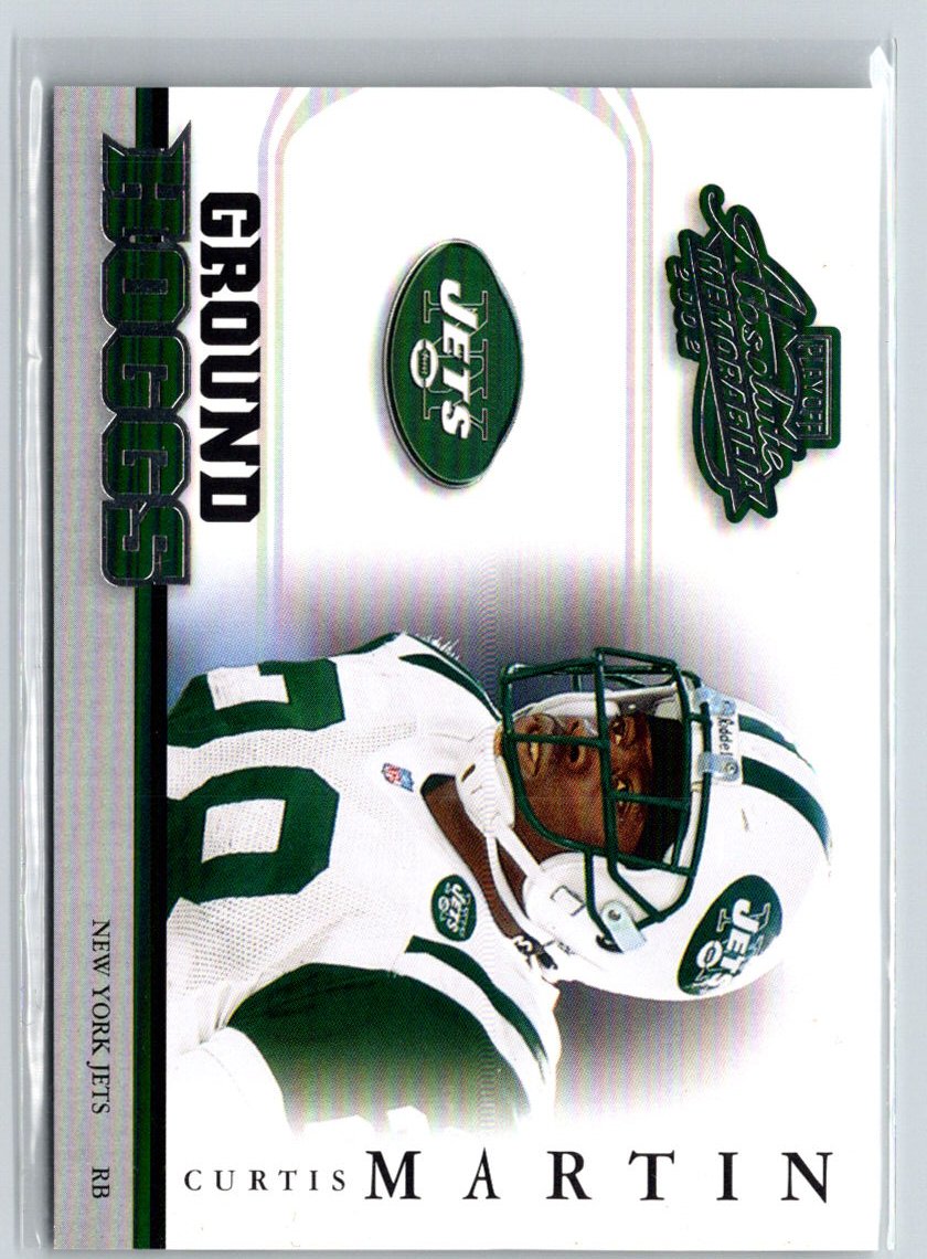 2002 Playoff Absolute Memorabilia #GH-3 Curtis Martin Ground Hoggs V40