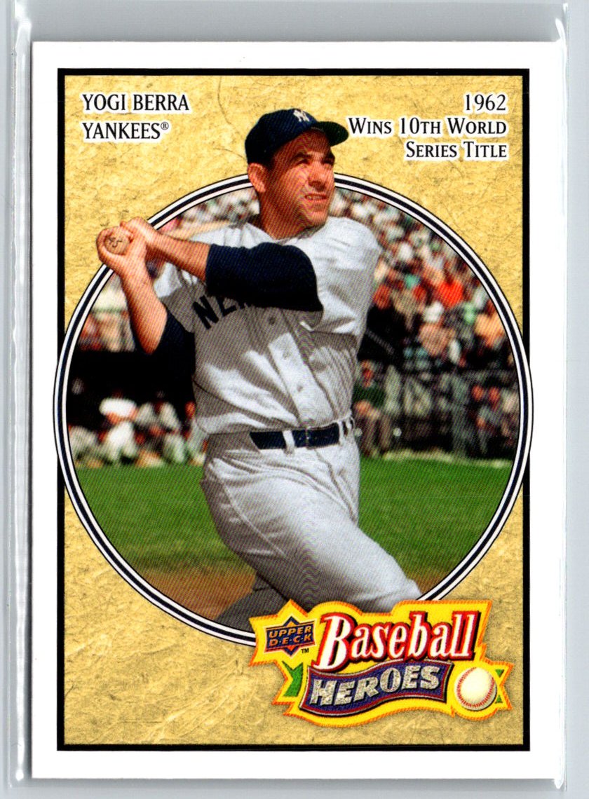 2008 Upper Deck Baseball Heroes #121 Yogi Berra V41