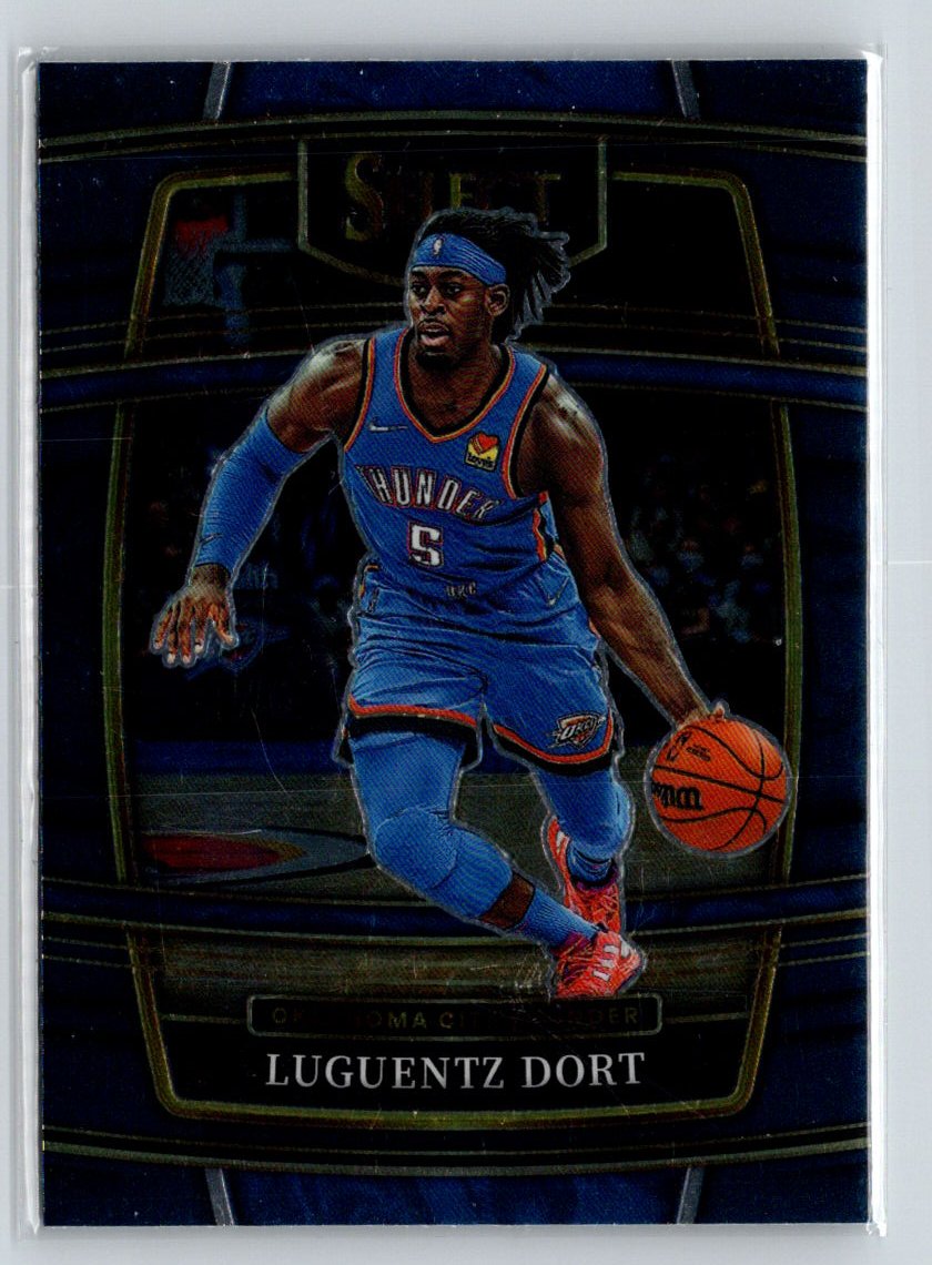 2021-22 Panini Select #2 Luguentz Dort Blue (Retail Base) V43