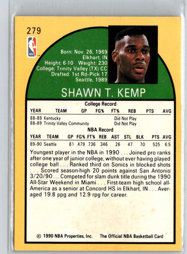 1990-91 Hoops #279 Shawn Kemp V44