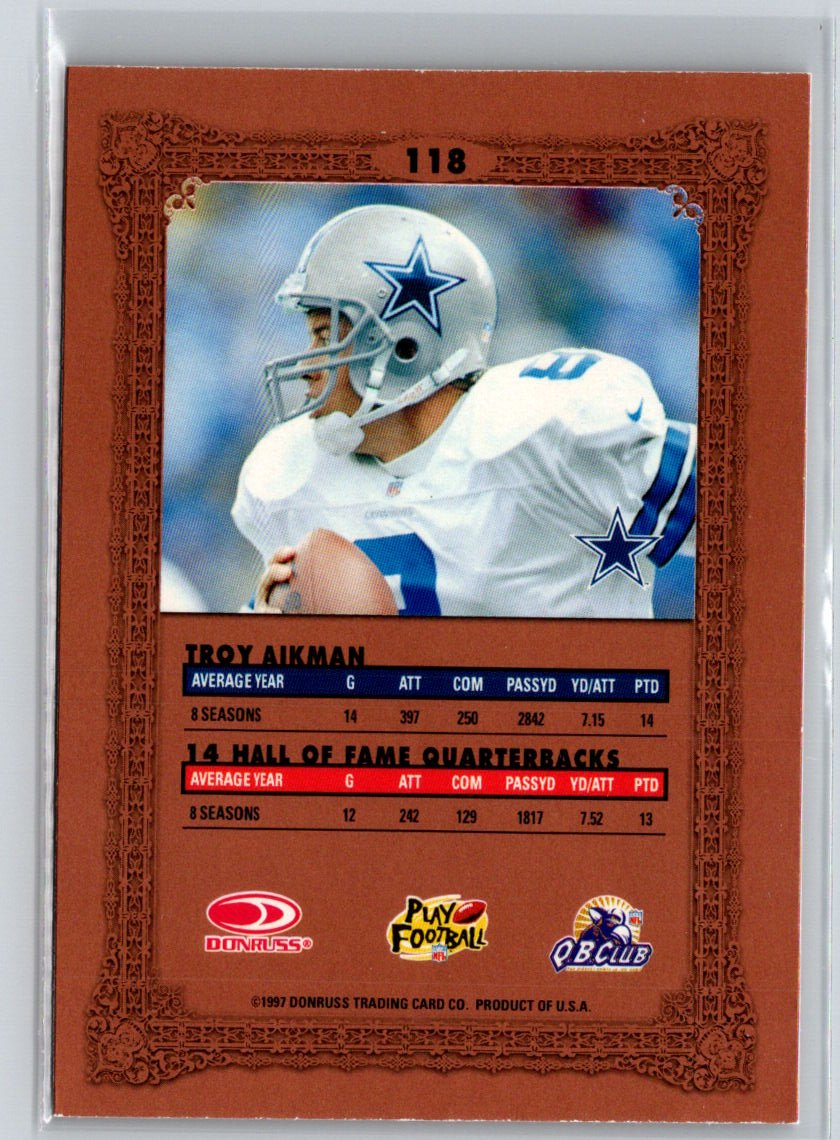 1997 Donruss Preferred #118 Troy Aikman V44