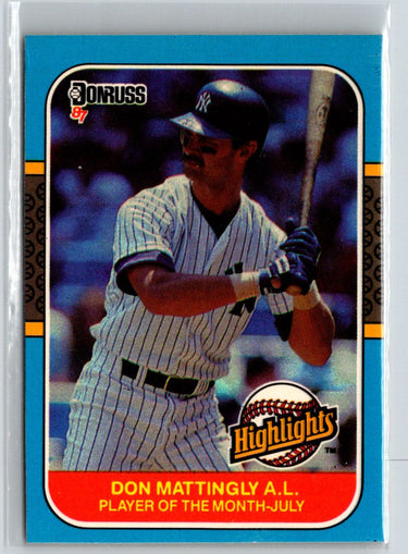 1987 Donruss Highlights #23 Don Mattingly V45