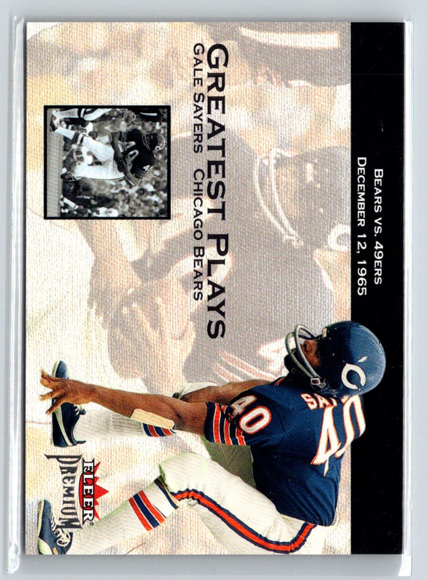 2001 Fleer Premium #13 GP Gale Sayers Greatest Plays V46