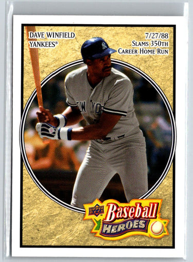 2008 Upper Deck Baseball Heroes #126 Dave Winfield V46