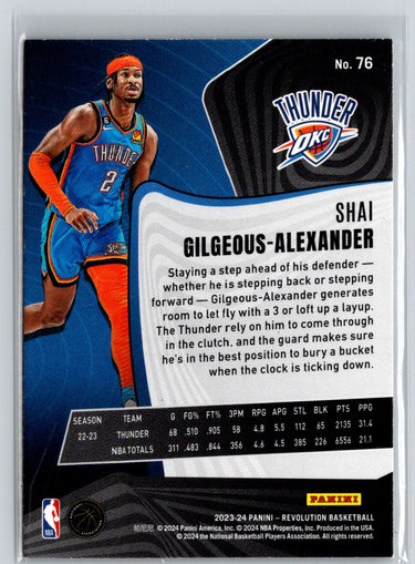 2023-24 Panini Revolution #76 Shai Gilgeous-Alexander V46