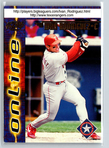 1998 Pacific Online #743b Ivan Rodriguez Web Cards : Hitting V47