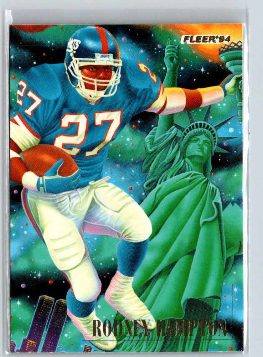 1994 Fleer #1 Rodney Hampton Pro-Visions V47