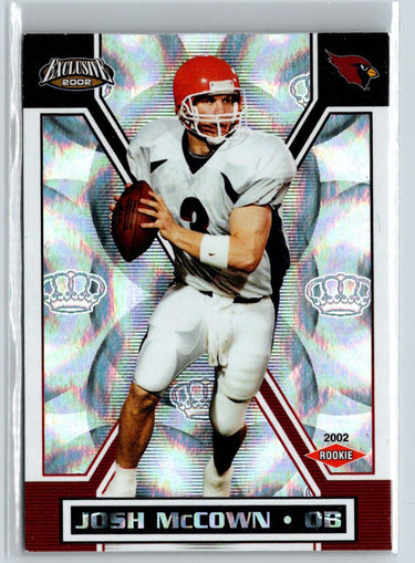 2002 Pacific Exclusive #181 Josh McCown Retail Unsigned Rookies V47