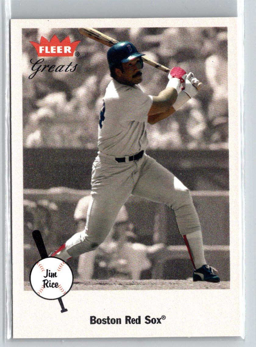 2002 Fleer Greats of the Game #92 Jim Rice V49