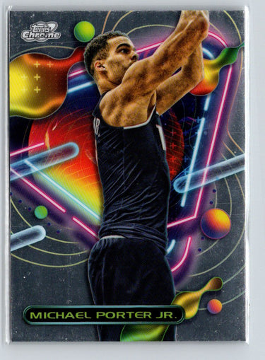 2023-24 Topps Chrome Cosmic #39 Michael Porter Jr. V49
