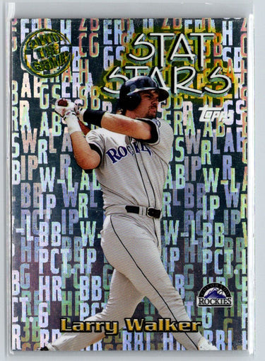 2000 Topps #OTG10 Larry Walker Own the Game V50
